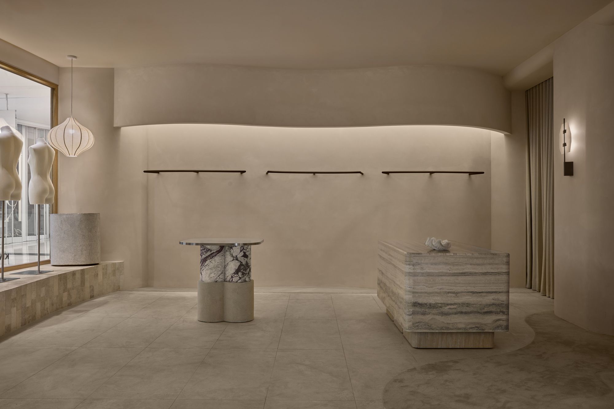 Kivari Sydney Central Plaza, Sydney, NSW — Circular Sea Collection, Ibiza Plaster by Mineral Fox (detail 3)