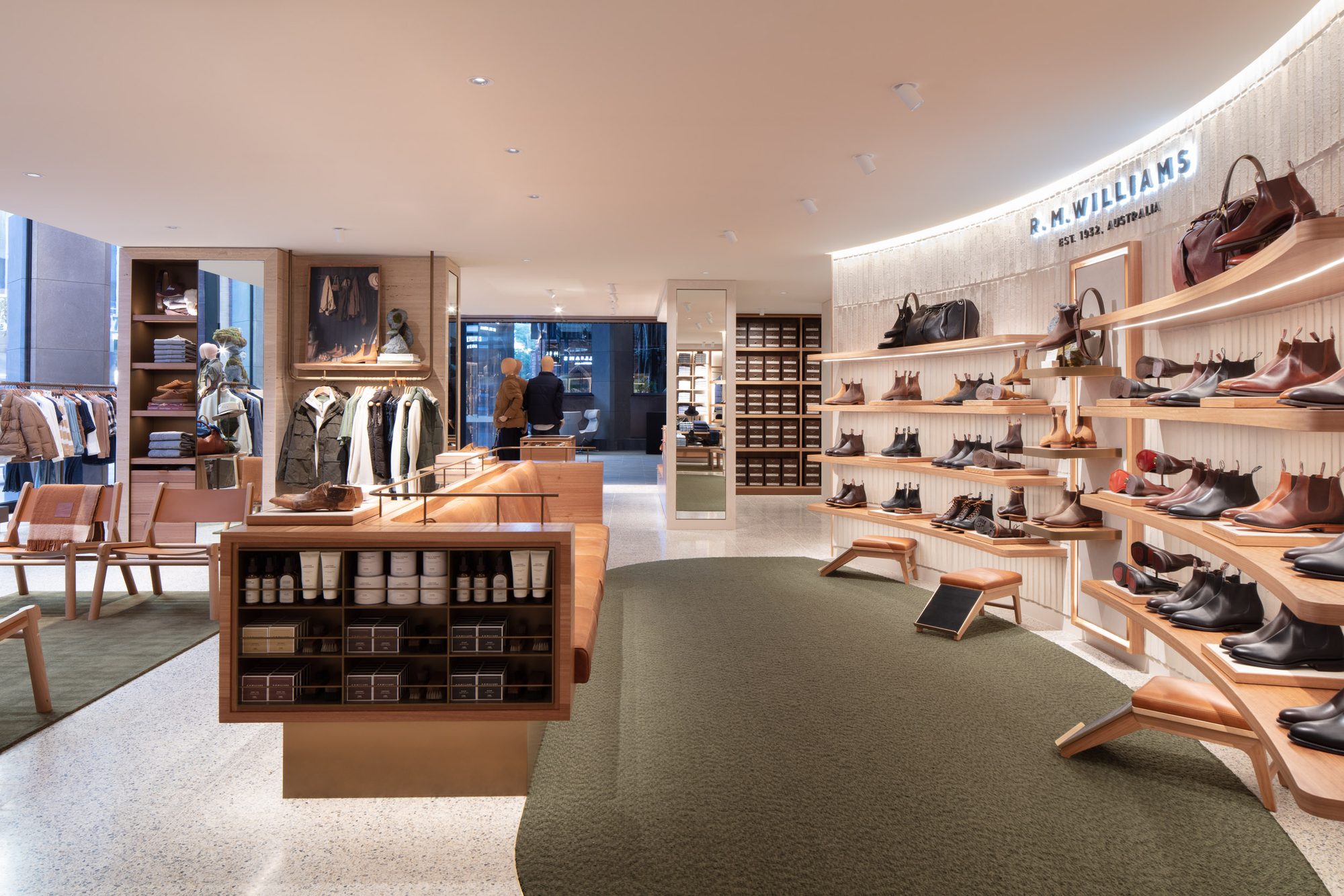 R.M. Williams Perth CBD, Perth, WA — Ibiza Plaster by Mineral Fox